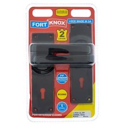 M1A10 - 2 Lever Lockset Black -M1A10_IP_b_T